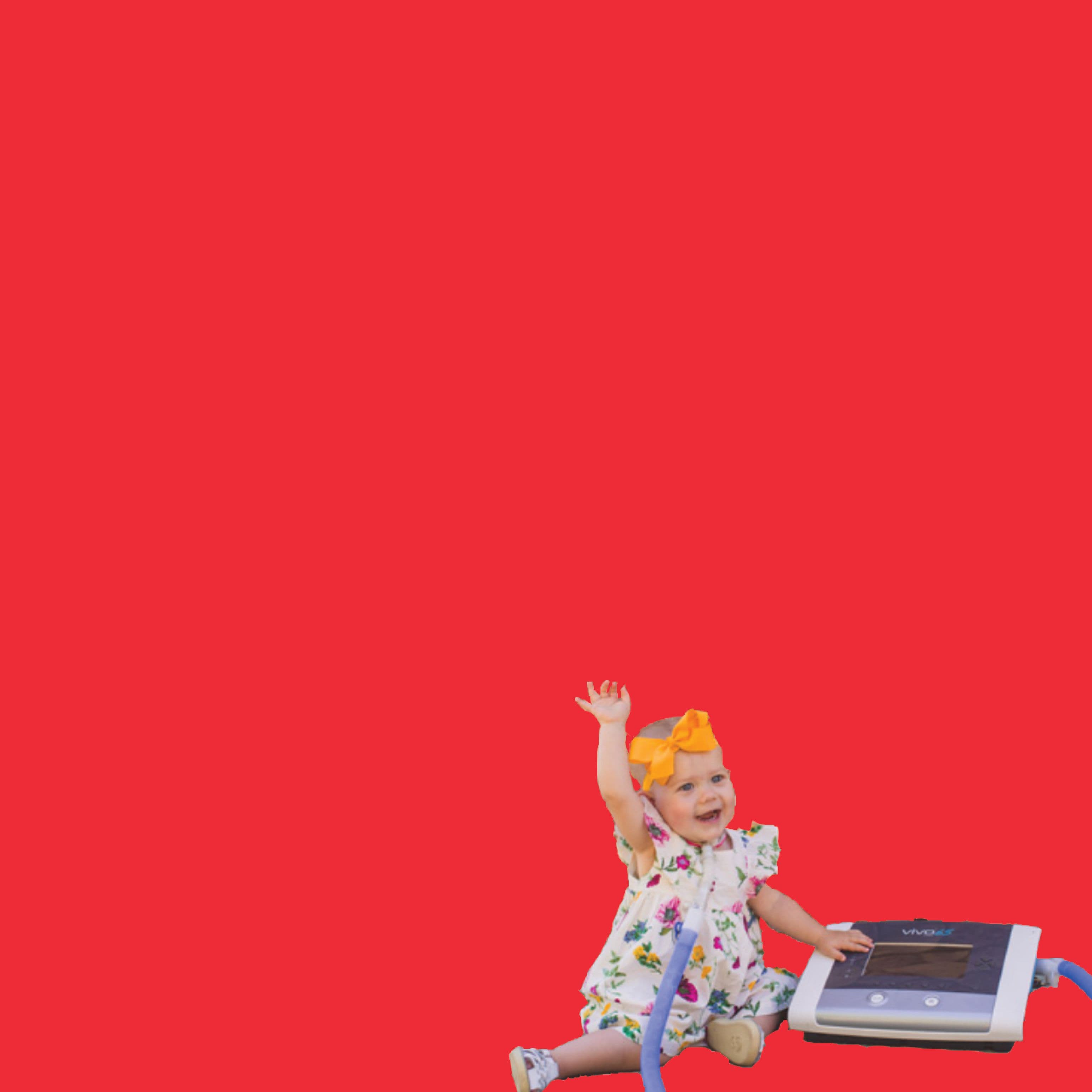 Baby red background
